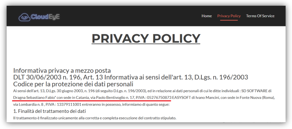 securitycode.eu privacy policy
