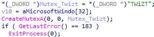 New bot uses the mutex name “TWiZT”
