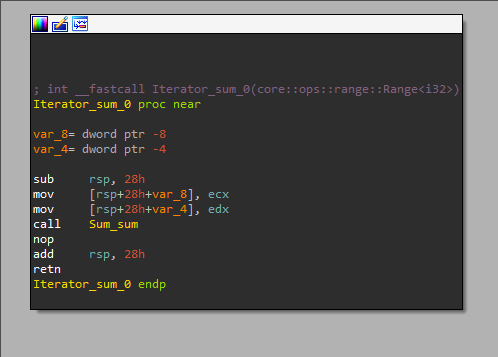 Figure 34 -</p>
<p><code>Sum::sum</code> calls <code>Iterator::fold</code>: