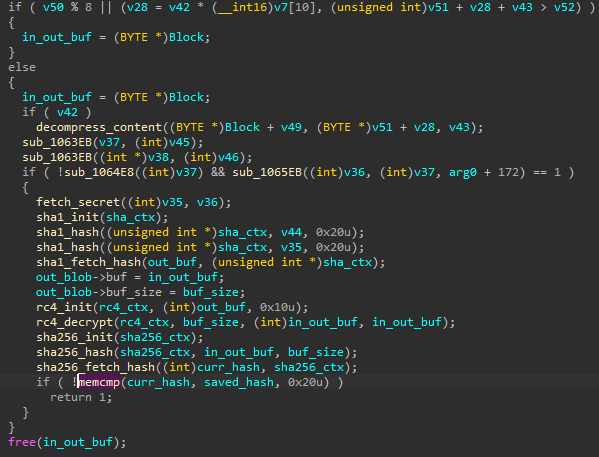 Figure 53: Decoding the package from the WAV file