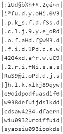 Figure 14 - Encrypted configs.
