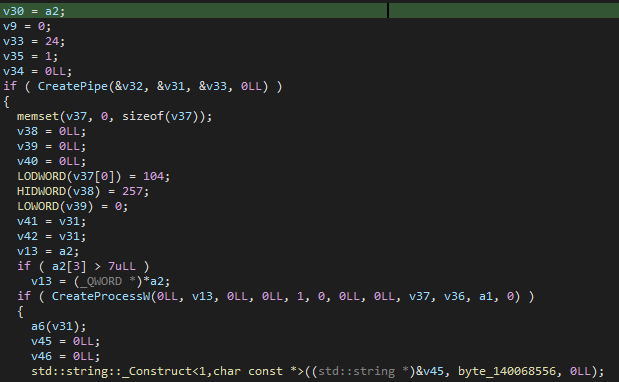 Figure 10 - Command execution by the socket-based sample.