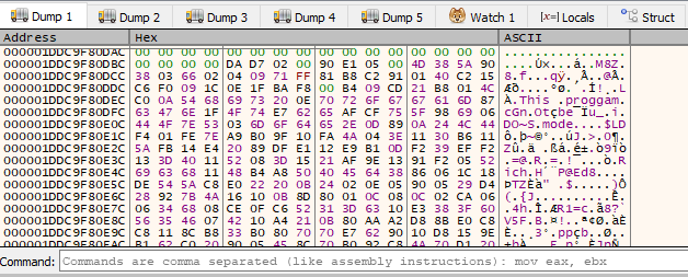 Figure 11 - Compressed payload DLL.