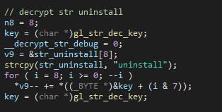 Figure 25 - Example of a string decryption routine.