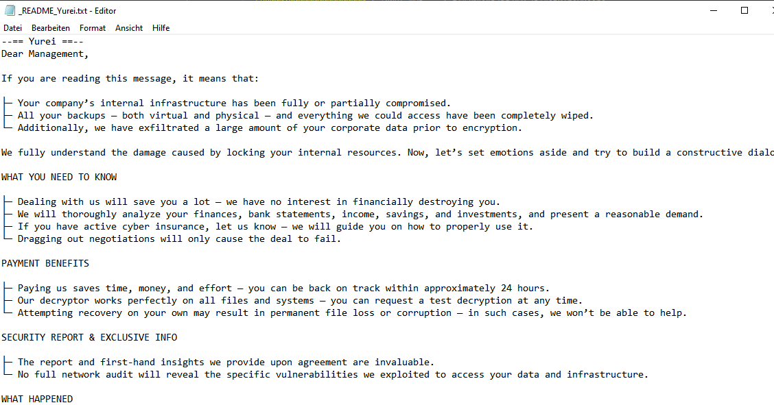 Figure 2 — Ransom note.