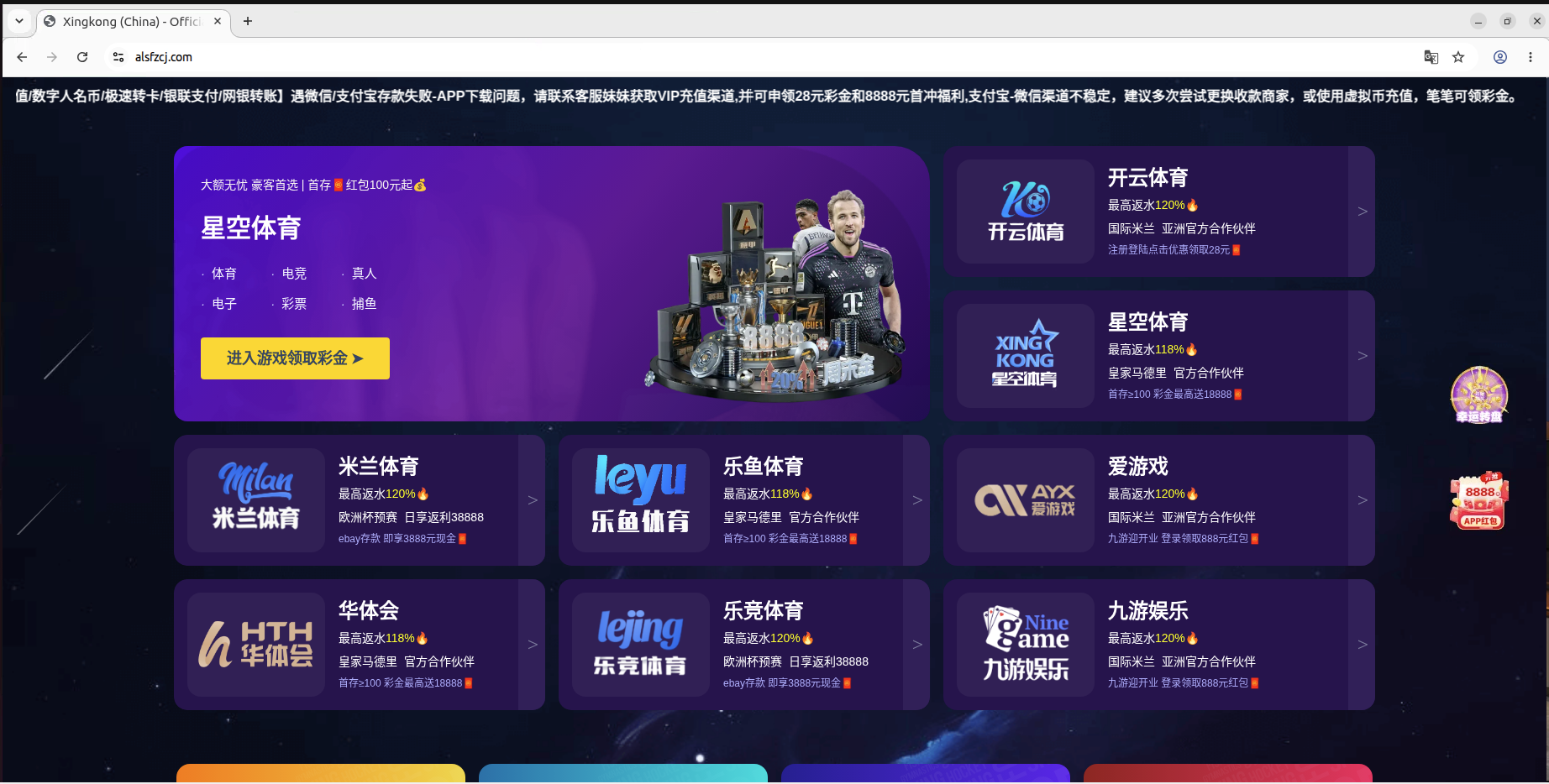 Figure 14 - A gambling site in Chinese from the domain generator list